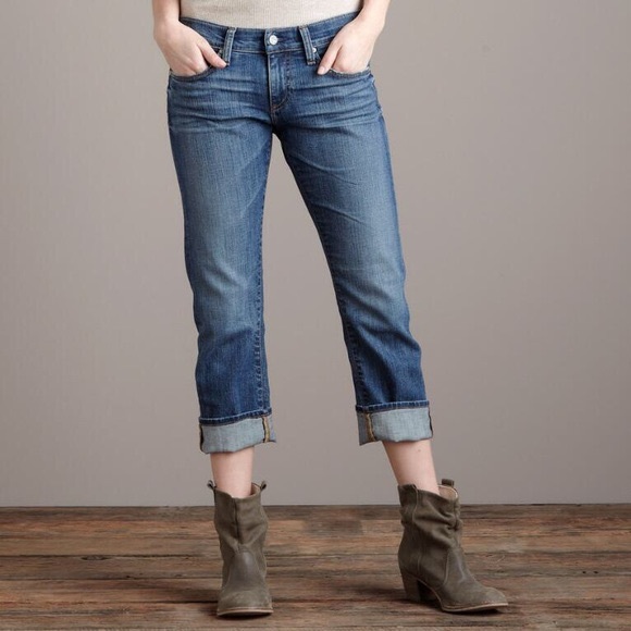 Ag Adriano Goldschmied Denim - 🛟AG The Tomboy Crop Medium Wash Jeans 26❤️‍🩹